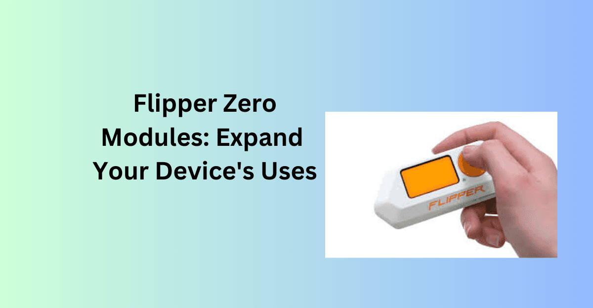 Flipper Zero Modules: Expand Your Device's Uses