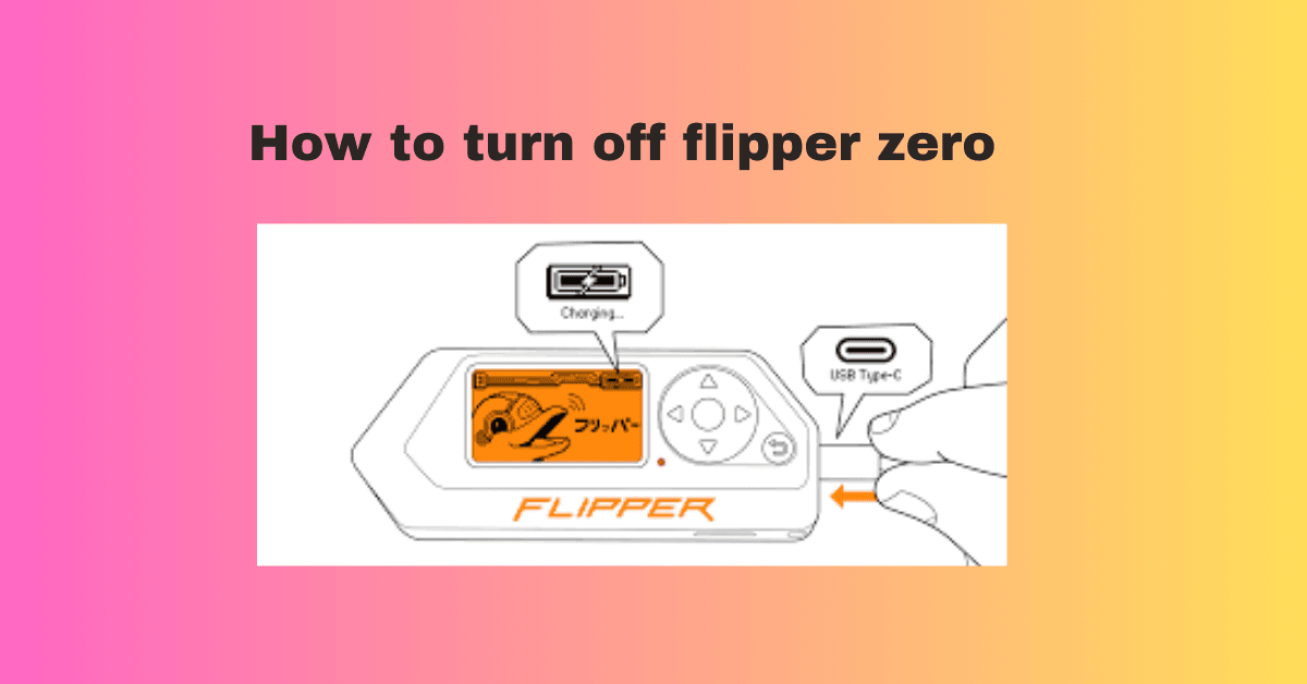 How to turn off flipper zero