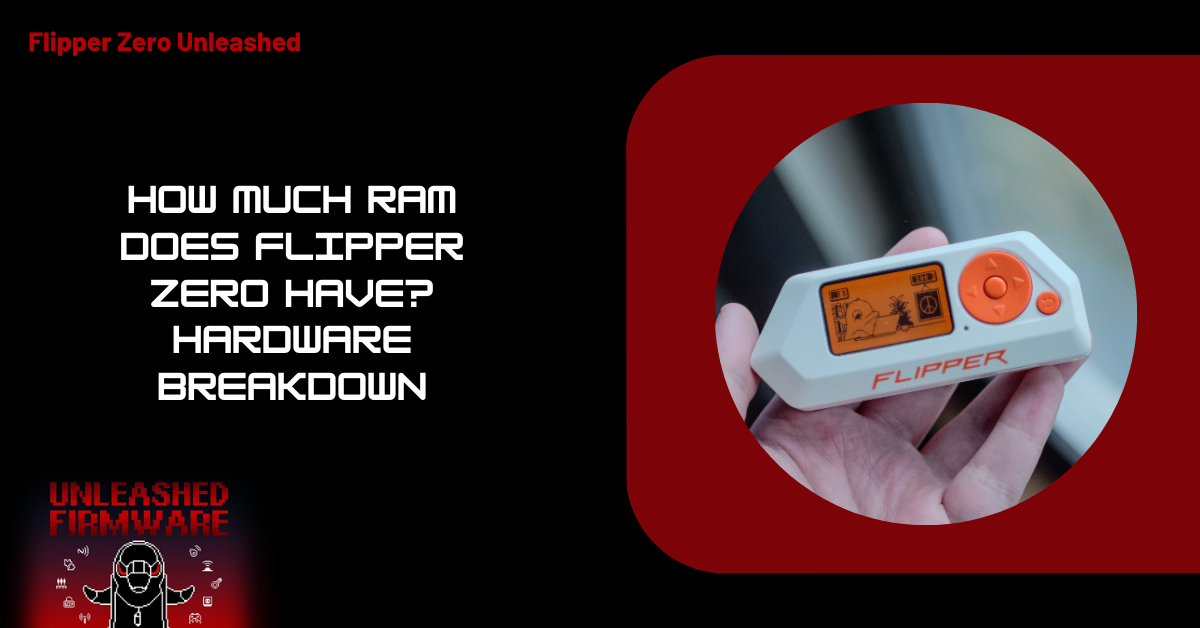 How Much RAM Does Flipper Zero Have Hardware Breakdown3