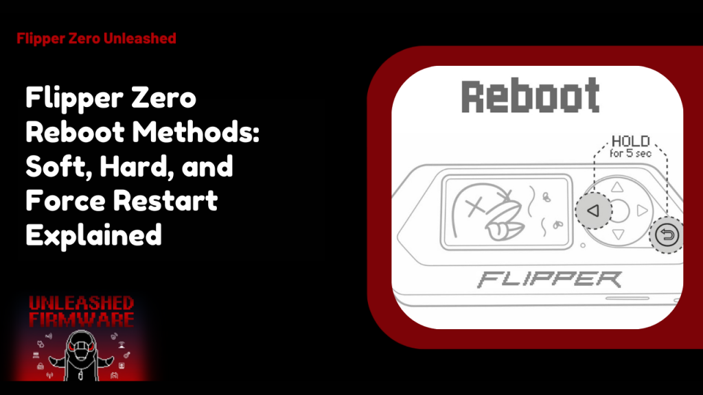 Flipper Zero Reboot Methods Soft, Hard, and Force Restart Explained